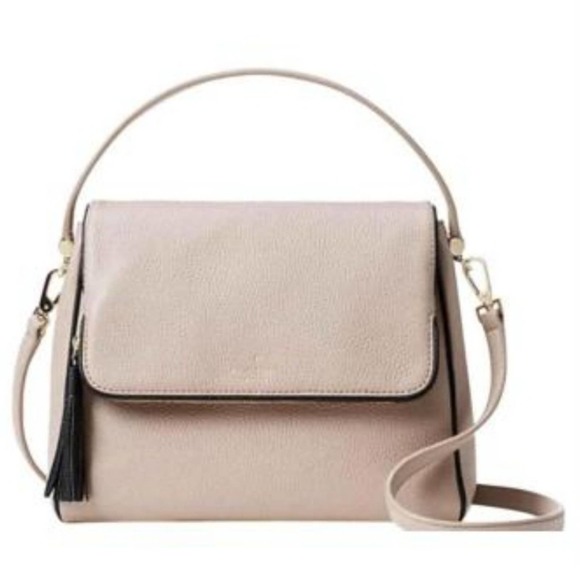 kate spade Handbags - Kate Spade Chester Street Miri Almond Leather Satchel Shoulder Bag Handbag